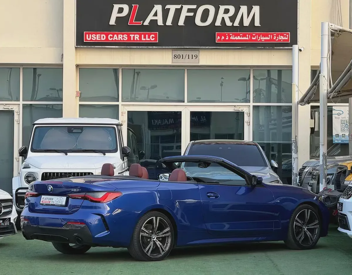 BMW 420I model 2023 gcc original paint بي ام دبليو 420i موديل ٢٠٢٣ خليجي صبغ وكالة-2-2
