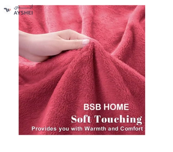 BSB HOME® 300 GSM Premium Plush Single Blanket for Bed, Sofa, Couch