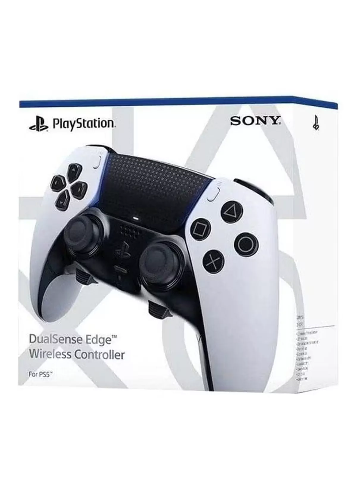 Sony DualSense Edge Wireless Controller for PlayStation 5 (Official Version) - White/Black-4-4