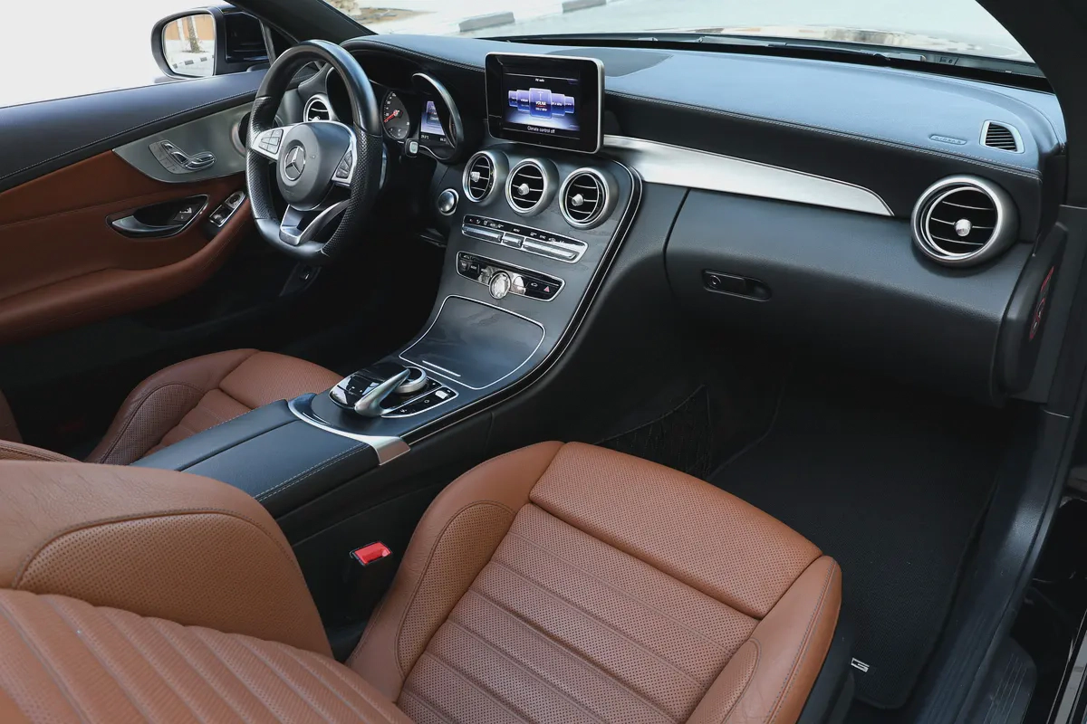 MERCEDES-BENZ C200-COUPE -2017-136000KM-GCC SPECS-14-14