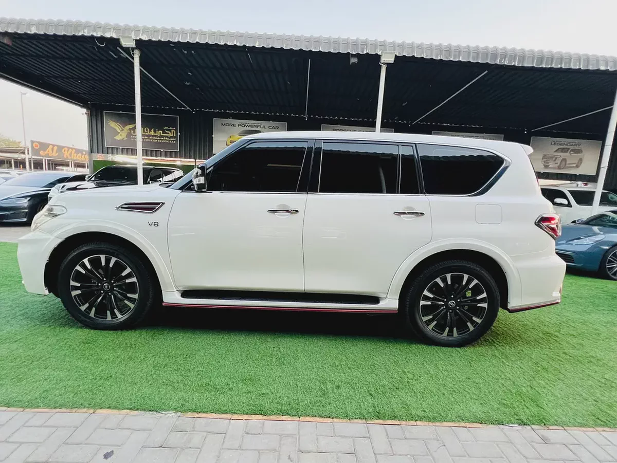 نيسان باترول نيسمو 2016 خليجي | أقوى فئة NISMO | فل أوبشن | V8 428HP | أبيض2016 Nissan Patrol NISMO-4-4