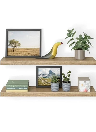 DubaiGallery Floating Wall Shelf MDF Modern Home Decoration Simple Design Shelves Kitchen Bedroom Living -0