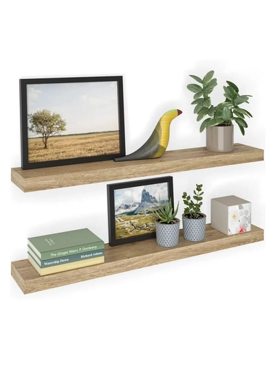 DubaiGallery Floating Wall Shelf MDF Modern Home Decoration Simple Design Shelves Kitchen Bedroom Living -2
