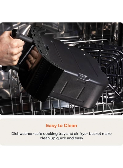 Nutricook Digital Air Fryer Vision 3 , 5.7L Capacity with Clear Window & Internal Light,6 Presets, Air Fry, Roast, Bake, Broil, Dehydrate& Reheat, 2 Years limited Warranty 5.7 L 1700 W NC-AF357V Black-5
