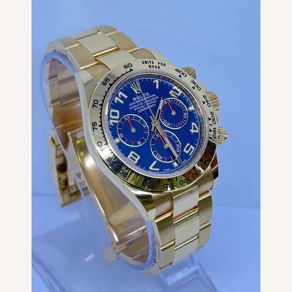 Rolex Daytona Full Yellow Gold Blue Dial 40mm | Used (Very good) | Year of production 2021 | Original box | No original papers-7-7