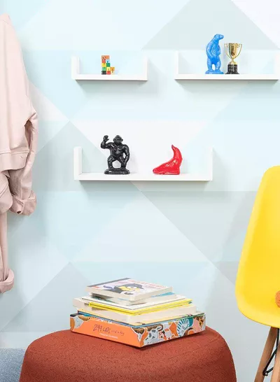 Set of 3 Wall Mounted Floating Shelf for Decorative and other Stuff-4