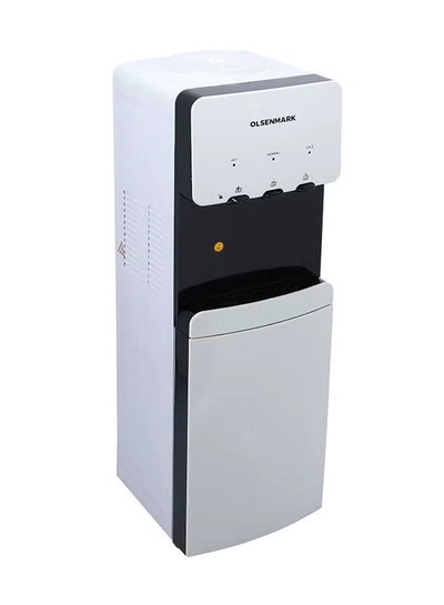  Olsenmark Water Dispenser with Refrigerator, Hot- Cold- Warm Function, OMWD1629 , Cold Temperature: 6-10C - Hot Temperature: <95C - ABS + Iron Side Panel - Heating Power 500W OMWD1629 White-1