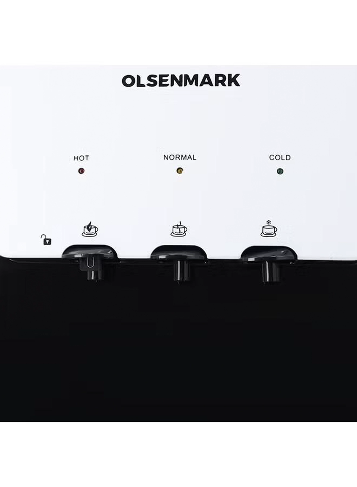  Olsenmark Water Dispenser with Refrigerator, Hot- Cold- Warm Function, OMWD1629 , Cold Temperature: 6-10C - Hot Temperature: <95C - ABS + Iron Side Panel - Heating Power 500W OMWD1629 White-3-3