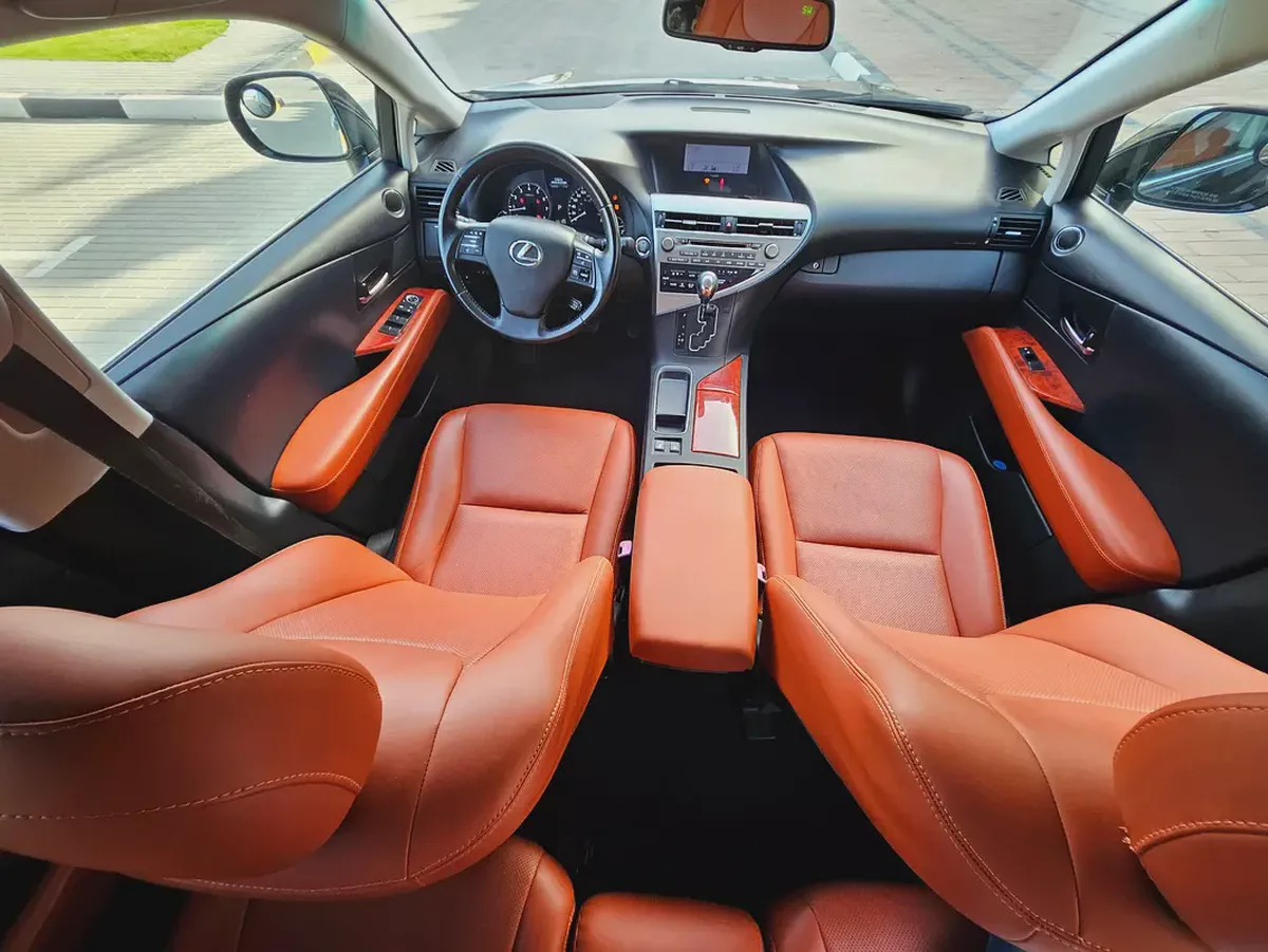 Lexus RX 350 Standard 2012 | American Specs | Clean Car With Orange Leather Interior-11-11