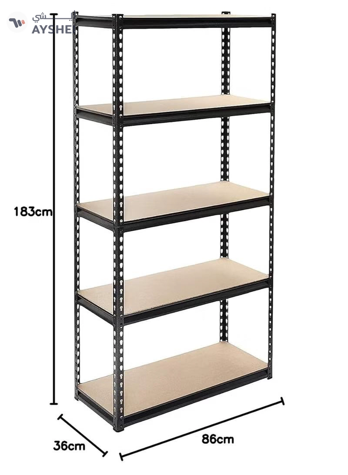 My Choice Equipment Storage Organizer Rack, 5 Shelves-1-1