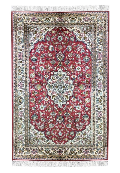 Antique handmade pashmina woolen carpet-0