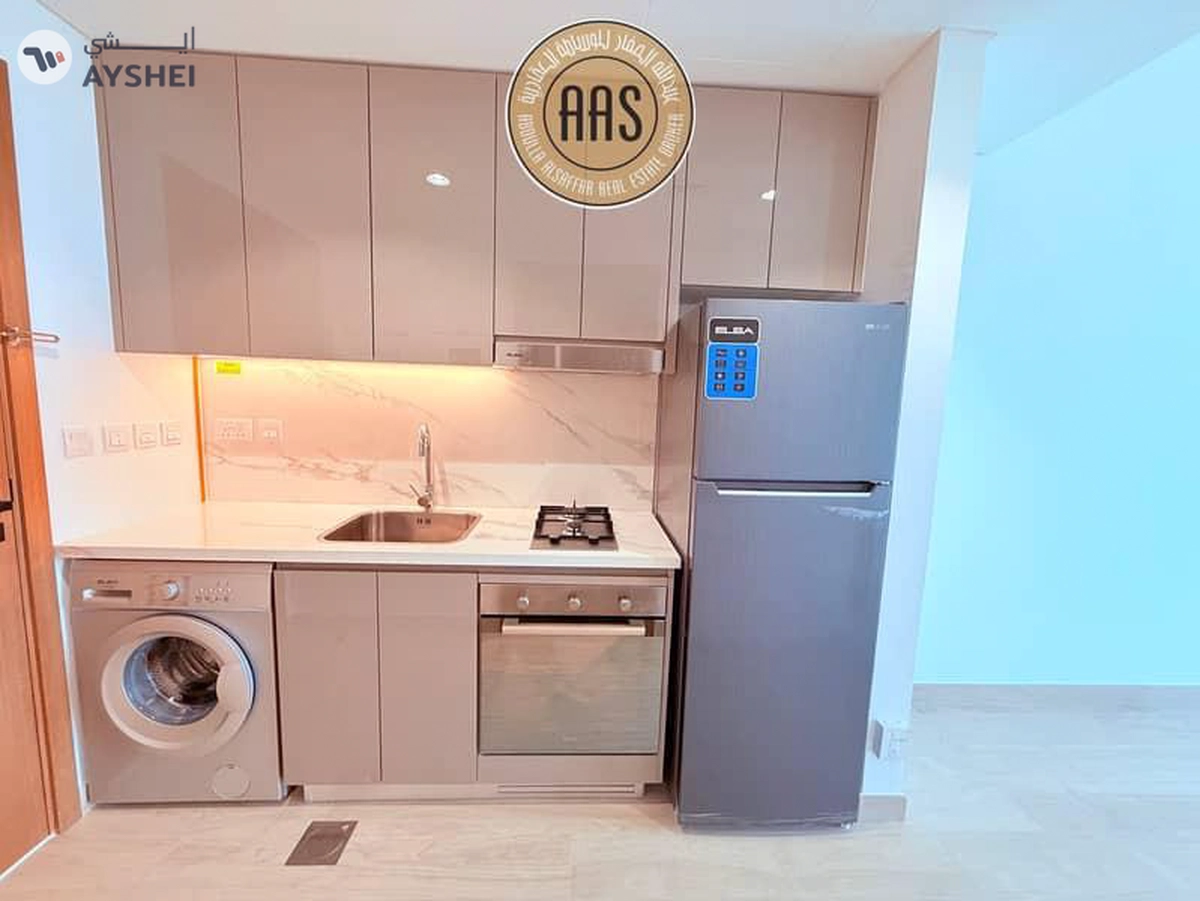 Chiller free brand new studio with kitchen appliances in Al furjan Dubai-8-8