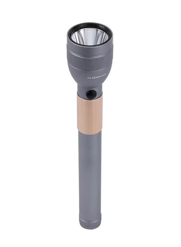 Olsenmark 3-in-1 Rechargeable LED Flashlight, High Lumens, OMFL2801
