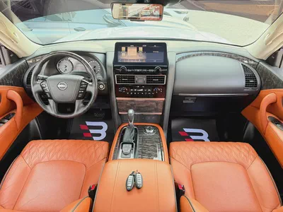 نيسان باترول بلاتينيوم V8 LE ابيض / زعفراني 2022 (المسعود)-9