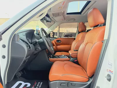 نيسان باترول بلاتينيوم V8 LE ابيض / زعفراني 2022 (المسعود)-7