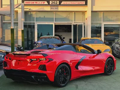CHEVROLET CORVETTE C8 3LT GCC 2023
70th anniversary Hardtop Convertible 
Free Contract Service Till-9