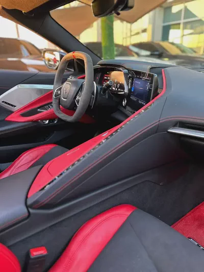 CHEVROLET CORVETTE C8 3LT GCC 2023
70th anniversary Hardtop Convertible 
Free Contract Service Till-6