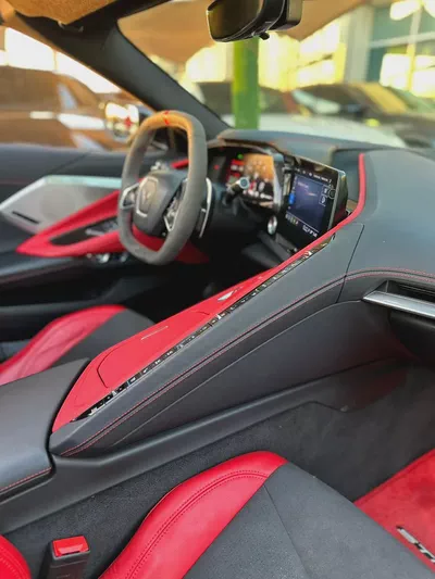 CHEVROLET CORVETTE C8 3LT GCC 2023
70th anniversary Hardtop Convertible 
Free Contract Service Till-8