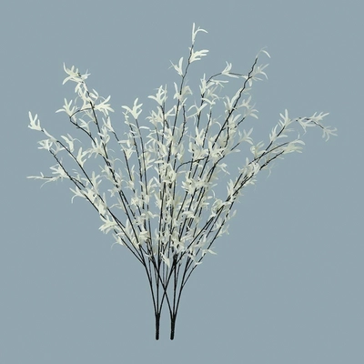 YATAI White Twigs Leaves Artificial Flowers For Decoration-0