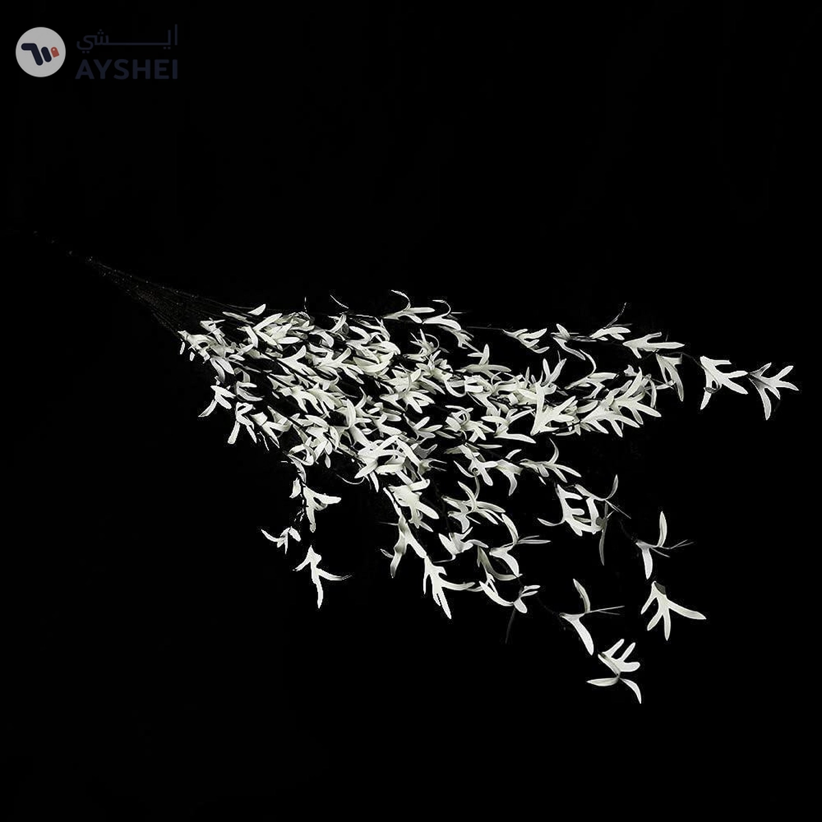 YATAI White Twigs Leaves Artificial Flowers For Decoration-2-2