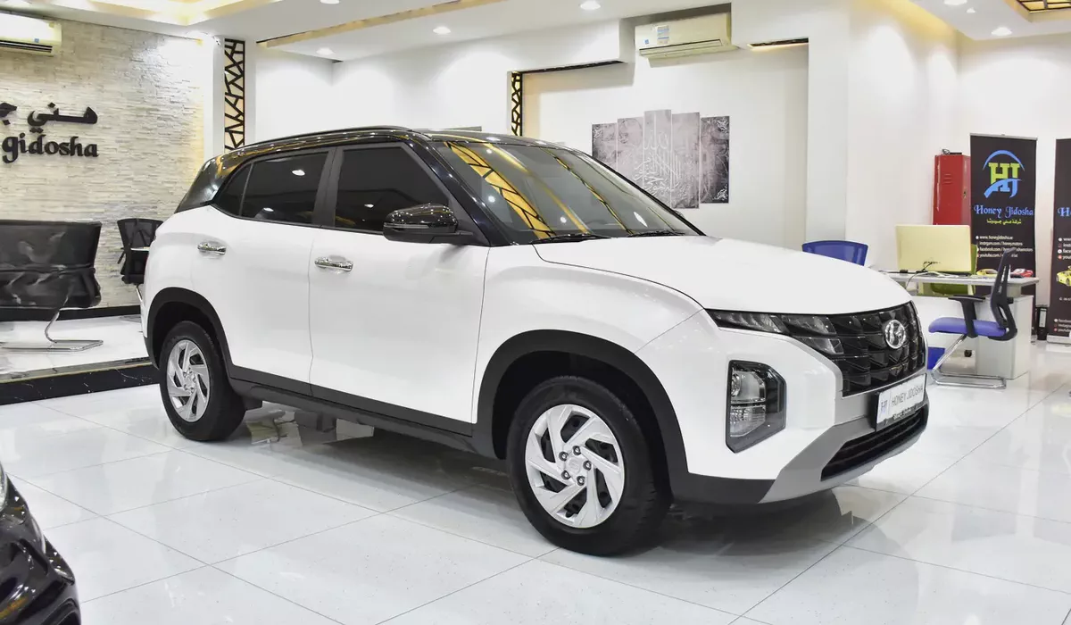 AED 981 EMi at 0% DP | Hyundai Creta ( 2024 Model ) in White Color GCC Specs-2-2