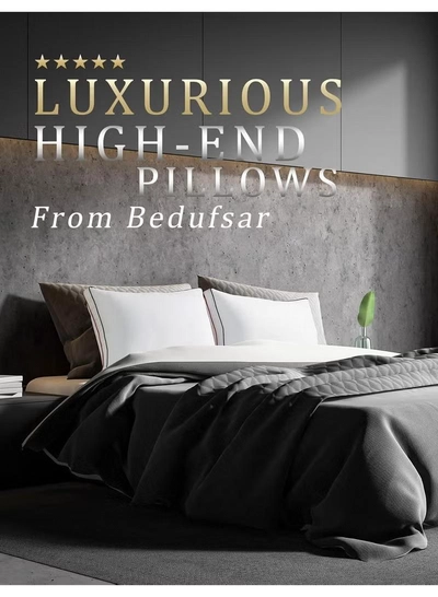 Eworld Set of 2 Premium Hotel-Quality Pillows, Crafted with Firm and Supportive Gusseted Design-2