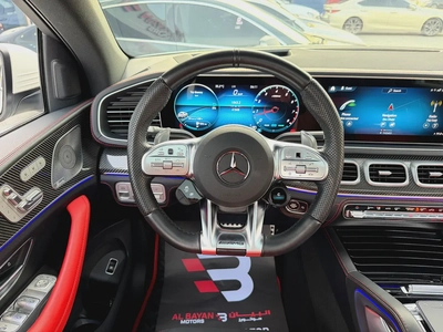 مرسيدس GLE 53 4matic coupe ابيض / احمر 2022 (خليجي)-9