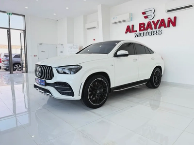 مرسيدس GLE 53 4matic coupe ابيض / احمر 2022 (خليجي)-1