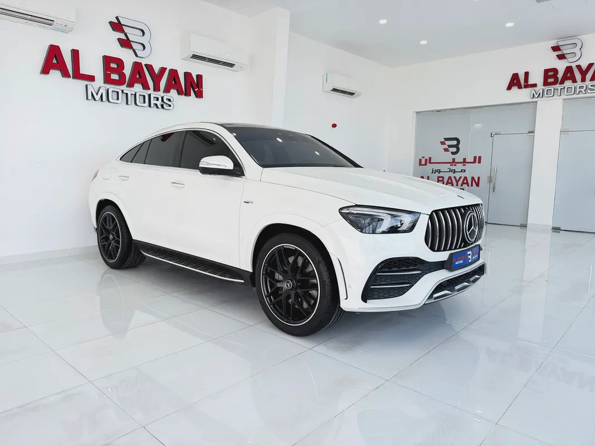 مرسيدس GLE 53 4matic coupe ابيض / احمر 2022 (خليجي)