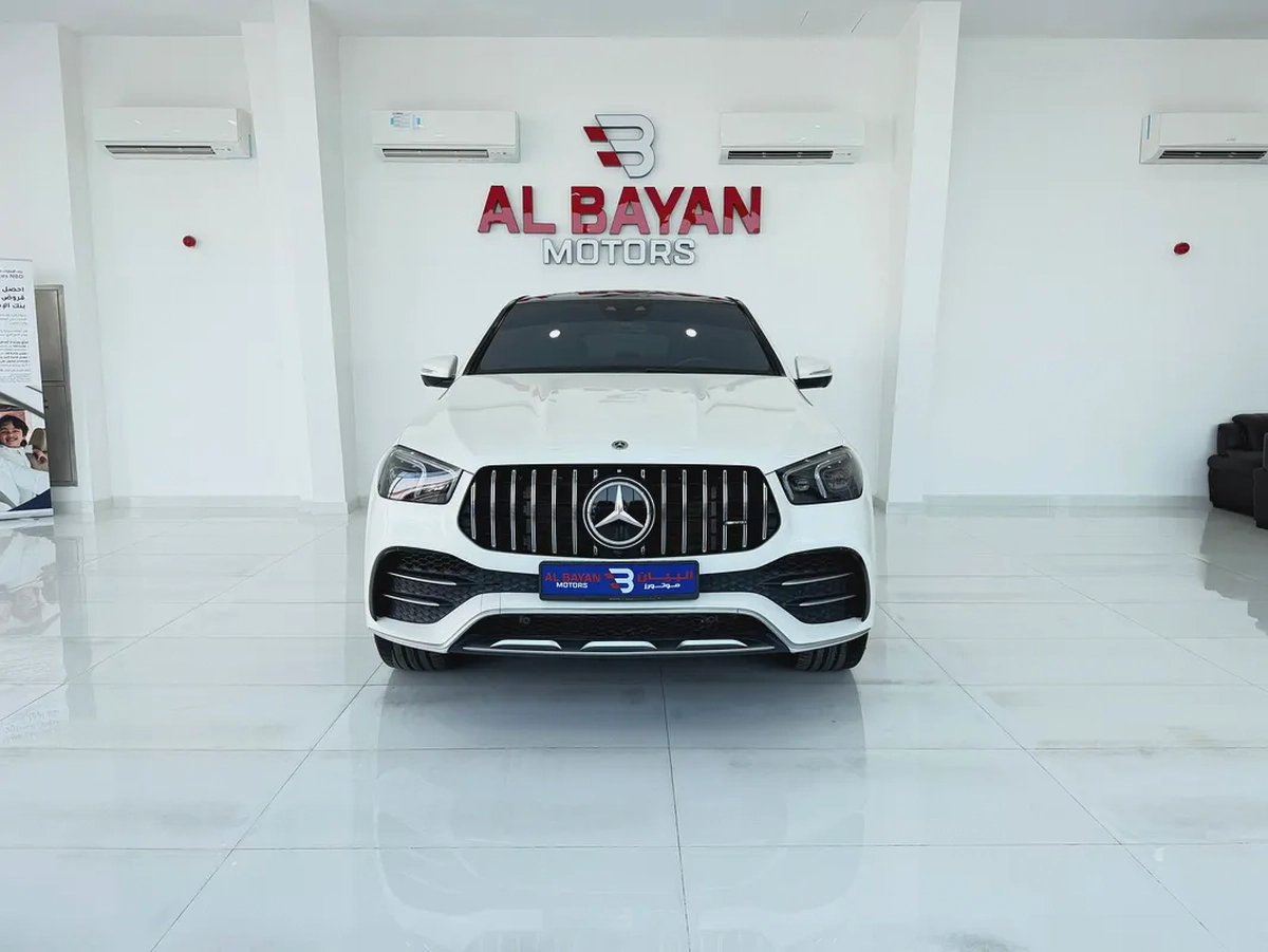 مرسيدس GLE 53 4matic coupe ابيض / احمر 2022 (خليجي)-4-4