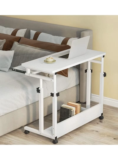 DubaiGallery Outdoor side table, small sofa, coffee table Mobile Laptop Table Sofa Side Laptop Notebook Desk PC Stand Height Adjustable, Portable and Sturdy Portable Computer Desk for Living Room-2