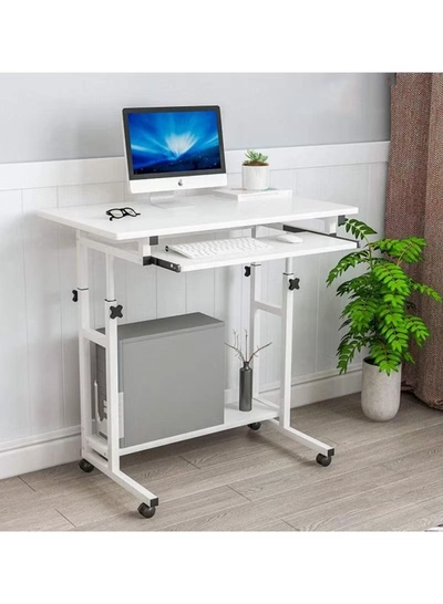 DubaiGallery Outdoor side table, small sofa, coffee table Mobile Laptop Table Sofa Side Laptop Notebook Desk PC Stand Height Adjustable, Portable and Sturdy Portable Computer Desk for Living Room-0
