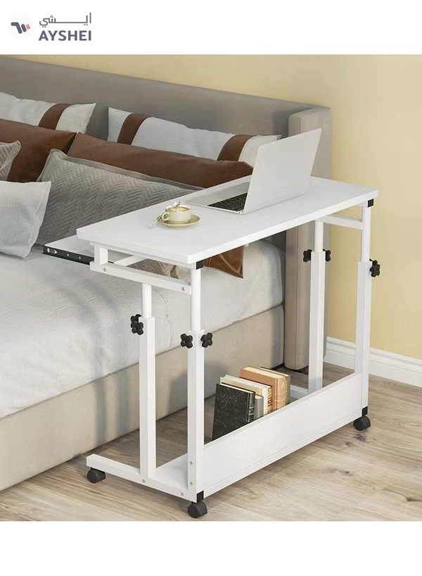 DubaiGallery Outdoor side table, small sofa, coffee table Mobile Laptop Table Sofa Side Laptop Notebook Desk PC Stand Height Adjustable, Portable and Sturdy Portable Computer Desk for Living Room