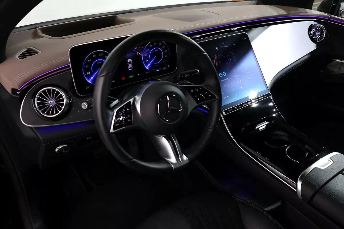 Mercedes EQE 350+ 2024 | GARGASH WARRANTY + SERVICE CONTRACT I GCC Specs |ACCIDENTS FREE-3-3