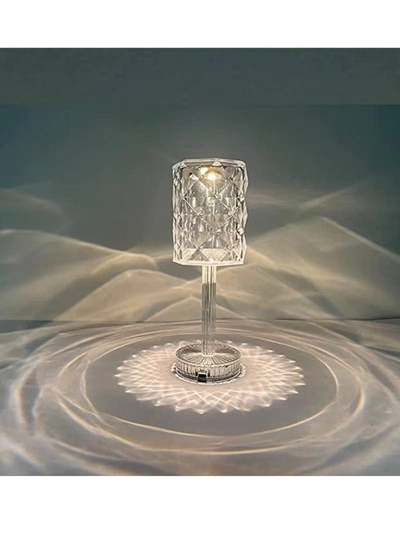 Yuwell Crystal Lamp With Remote Battery Portable Touch Change Color Diamond Desk Lamp Night Light Table Lamp For Restaurant Bar Bedside Decors-1