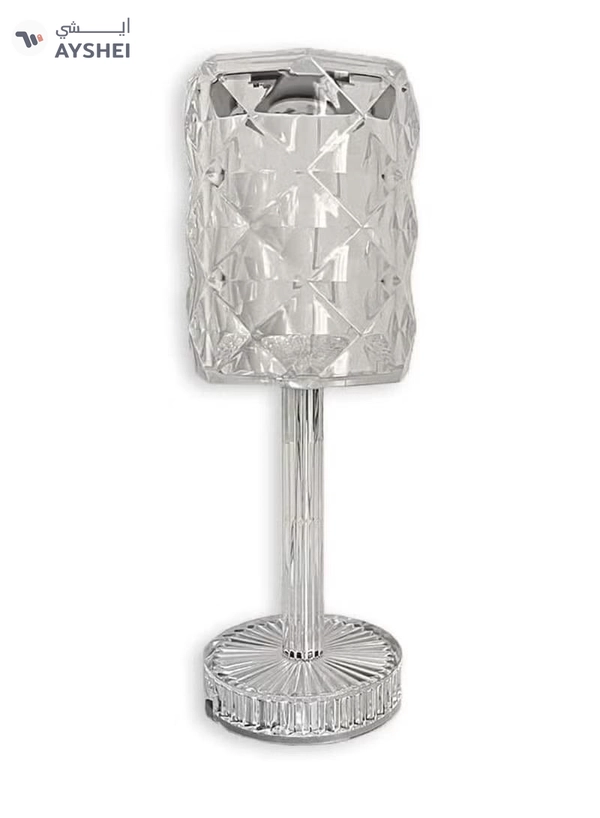 Yuwell Crystal Lamp With Remote Battery Portable Touch Change Color Diamond Desk Lamp Night Light Table Lamp For Restaurant Bar Bedside Decors
