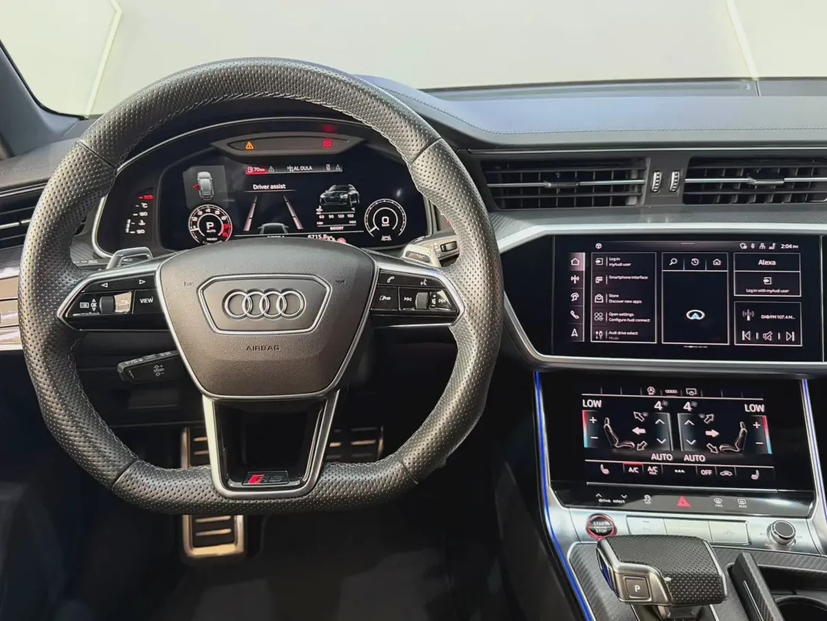 2025 - Audi RS6 - V8 No accident Very Good Condition for 377,000.00 AED-9-9