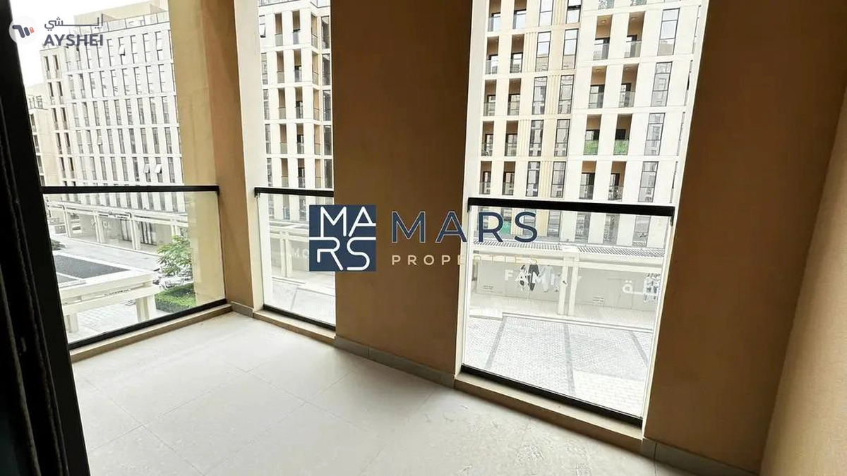 Freehold ready to move studio available for sale in Al Mamsha Sharjah with balcony