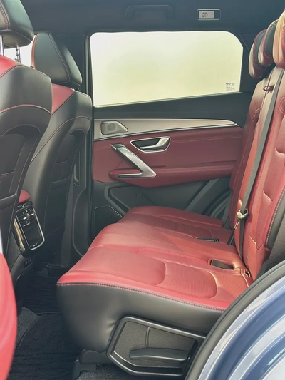 2023 Jetour X70 Plus | GCC Specs | Dark Blue / Red Leather | 25,000 km | Single Owner-12
