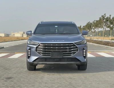2023 Jetour X70 Plus | GCC Specs | Dark Blue / Red Leather | 25,000 km | Single Owner-2