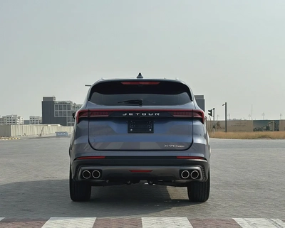 2023 Jetour X70 Plus | GCC Specs | Dark Blue / Red Leather | 25,000 km | Single Owner-3