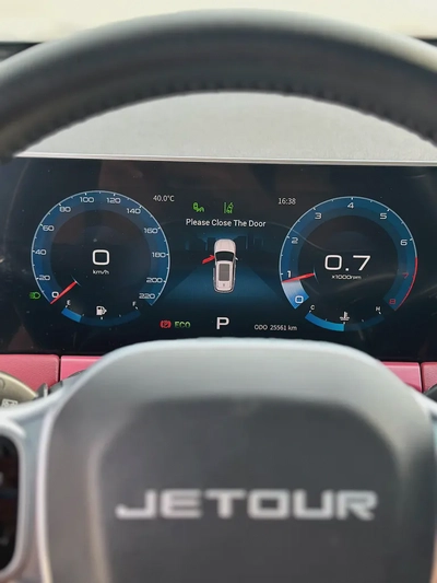 2023 Jetour X70 Plus | GCC Specs | Dark Blue / Red Leather | 25,000 km | Single Owner-6