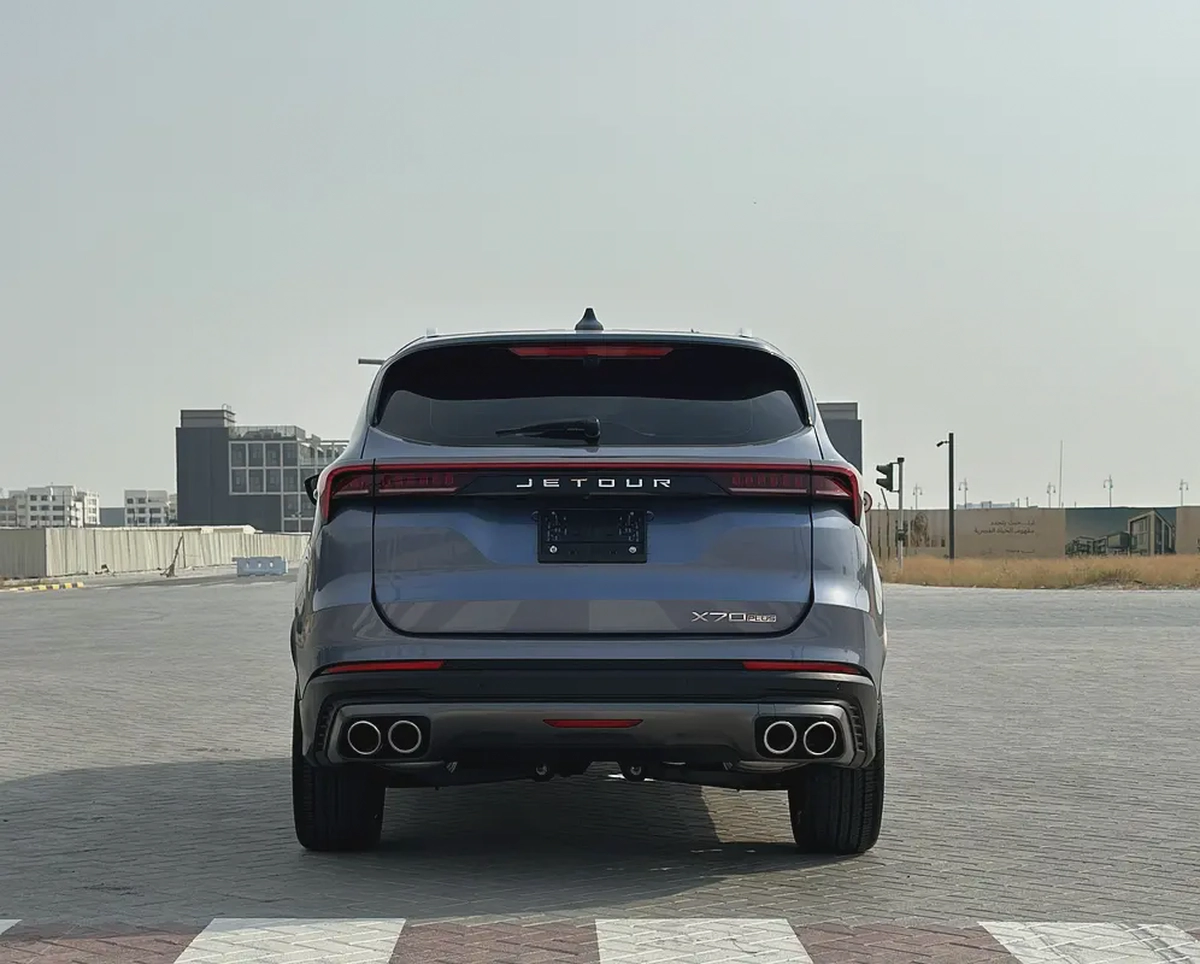 2023 Jetour X70 Plus | GCC Specs | Dark Blue / Red Leather | 25,000 km | Single Owner-3-3