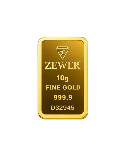 Zewer 10g 24K 999.9 Fine Gold Bar with Burj Khalifa Design-3