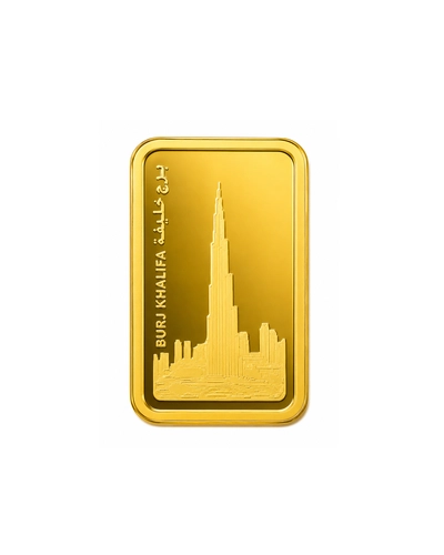 Zewer 10g 24K 999.9 Fine Gold Bar with Burj Khalifa Design-4