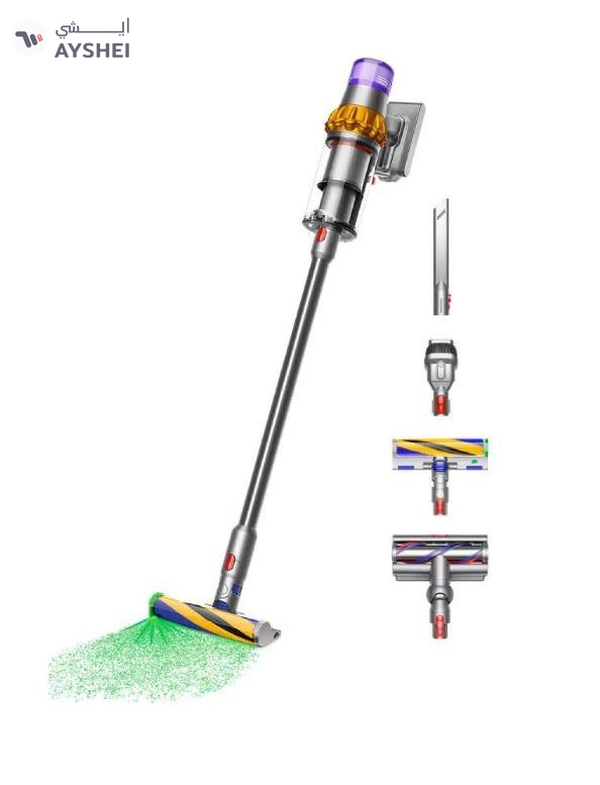 Dyson V15 Detect Absolute Cordless Vacuum 0.77 L 660 W V15 Yellow/Iron/Nickel