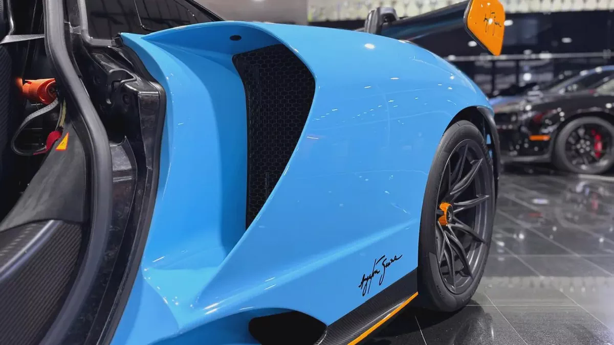 MCLAREN SENNA, GCC, UNDER DEALER WARRANTY, MSO SPCIAL COLOUR, NO PAINT-12-12
