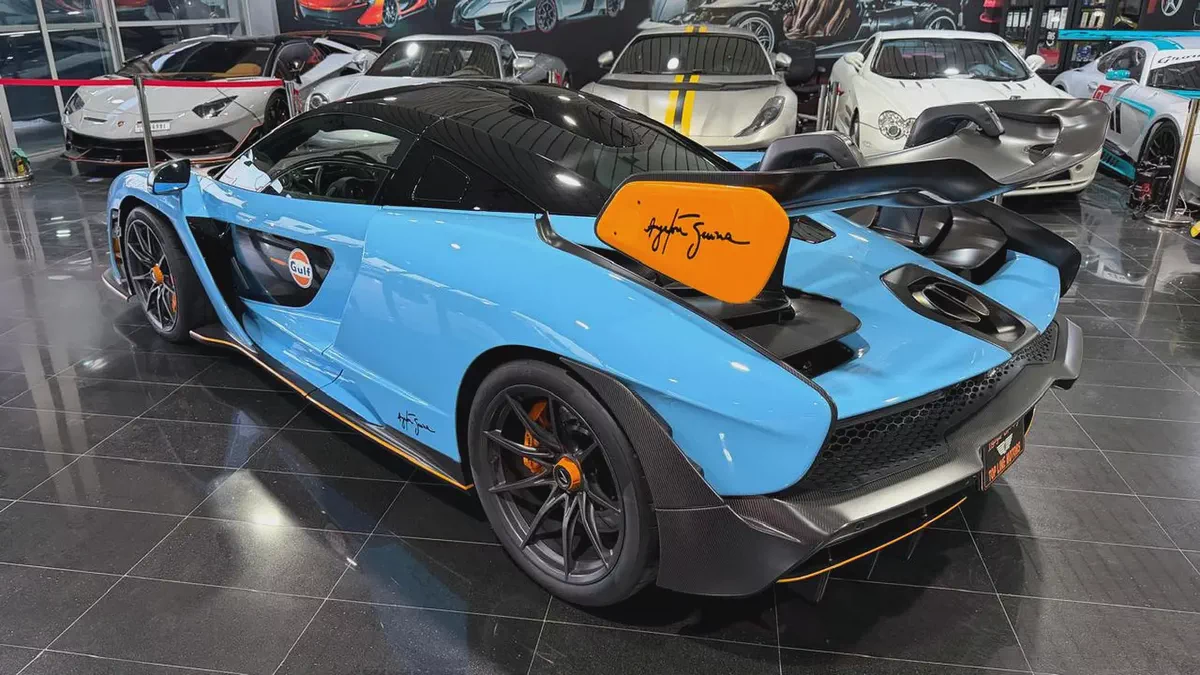 MCLAREN SENNA, GCC, UNDER DEALER WARRANTY, MSO SPCIAL COLOUR, NO PAINT-13-13