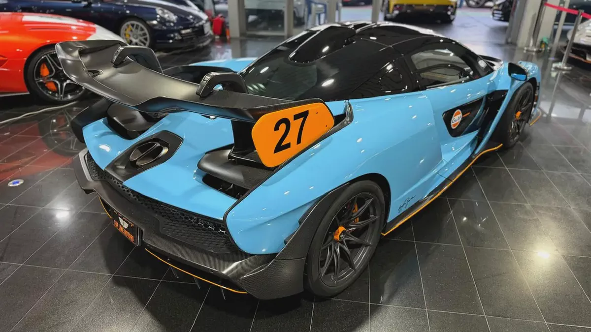 MCLAREN SENNA, GCC, UNDER DEALER WARRANTY, MSO SPCIAL COLOUR, NO PAINT-14-14