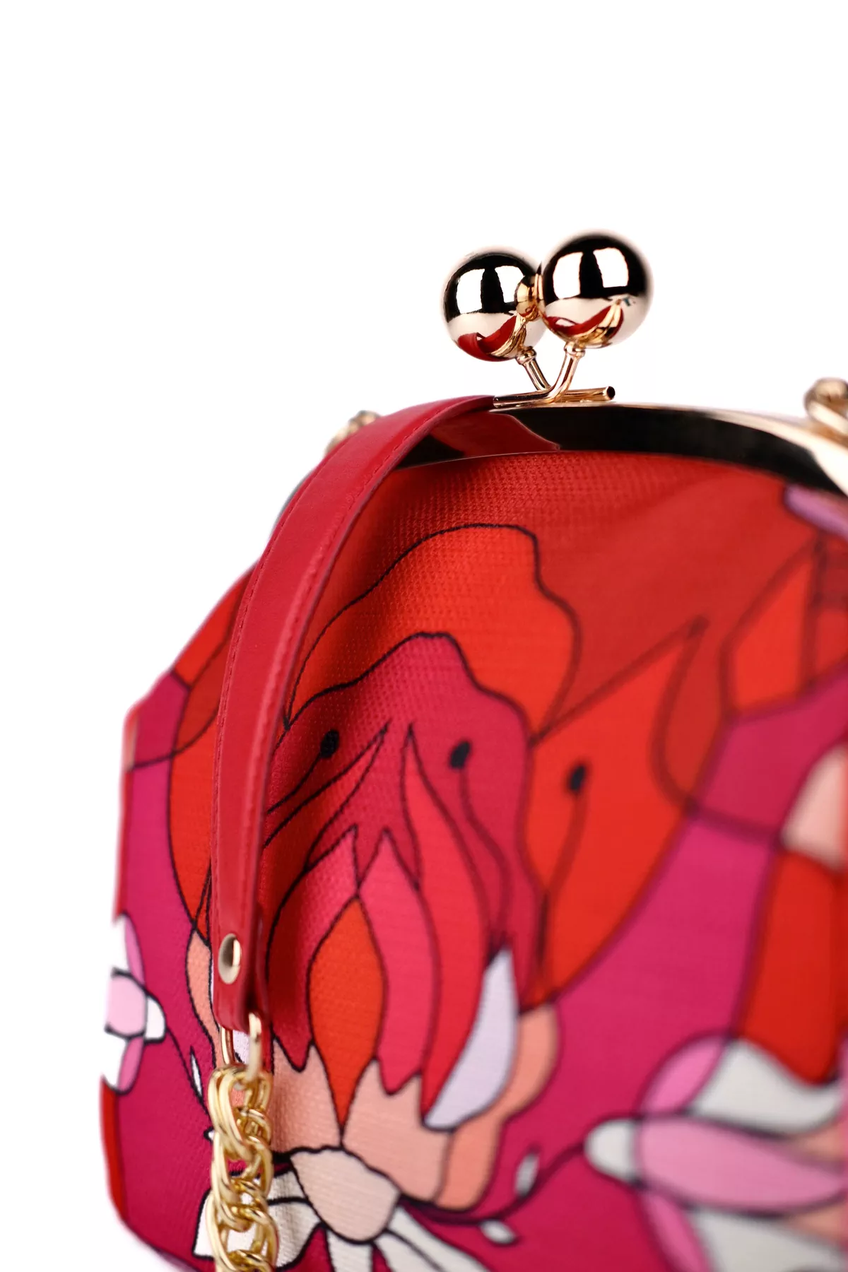 Silk Road - Red Orchid Bag